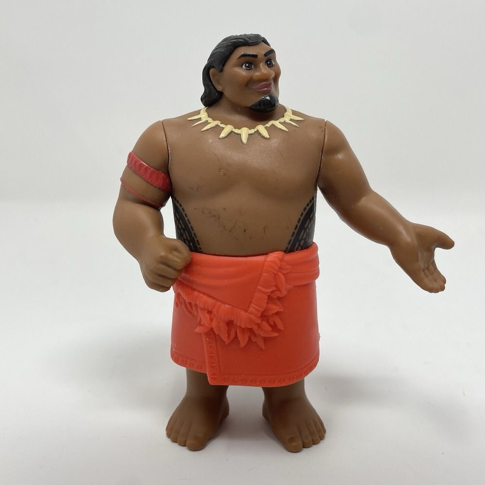 Moana Disney Maui Hawk Tamatoa Lava Toy Cake Toppers Action Figures 4"‎ Lot of 7 - Picture 11 of 16